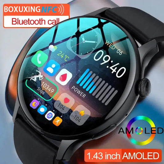 2023 New NFC Smart Watch Waterproof Sport Fitness Tracker Multifunction Bluetooth Call Smartwatch Men Woman For Huawei Xiaomi
